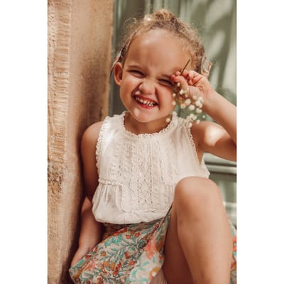 Louise Misha Top Solenia Off White Size: 6M | Outlet | Unisex | Wit