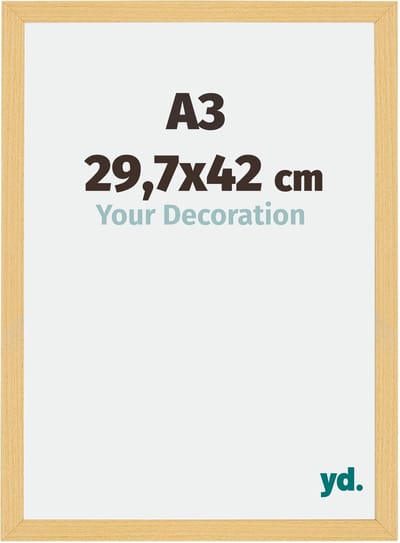 Your Decoration - Fotolijst A3 29,7x42 cm - MDF - Beuken Decor - Mura