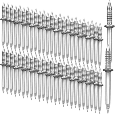 Koolstofstalen Nagels - Robuuste Bevestigers - Plinten Bevestigen - Zonder Roestmerken - 100 Stuks - Metaal