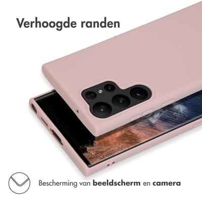imoshion Hoesje - Geschikt voor Samsung Galaxy S23 Ultra - Color Backcover - Dusty Pink