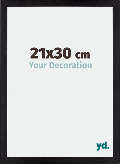 Your Decoration - Fotolijst 21x30 cm - MDF - Zwart Mat - Mura