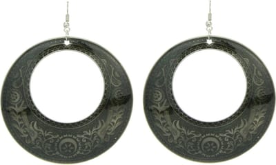 Behave - Oorhangers dames - Retro stijl - Nikkelvrij - Zilverkleur