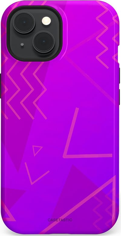 Casetastic Hoesje Geschikt voor Apple iPhone 15 Magsafe - Stijlvolle Beschermende Duo-layer Case - Discowave