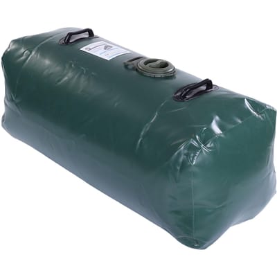 Réservoir d'eau pliable portable de 25 gallons Sac d'eau de grande capacité Conteneur pour camping, camping-car, urgence, extérieur black