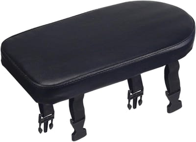 Fietskussen - Passagierszadel Rugsteun - Comfortabel Fietsen - Verdikt Schuimkussen - 30 x 15 cm - Zwart