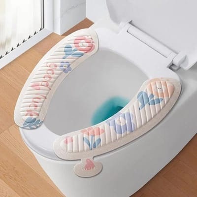 Home Toiletmat Zitting Kussen Plaktype Vier Seizoenen Universeel Potje Mat Cartoon Schattig Toilet Deksel Waterdicht Toilet Sticker gray