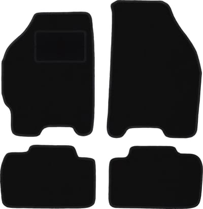 Zwarte veloursmatten voor: Fiat Punto I hatchback (1992-1999)