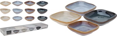 Snackschaal set van 4sts 3 ass.