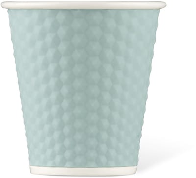Les Artistes Paris Beker porselein 180ml - met siliconen grip honingraat - Blue Pastel - LP-A1125