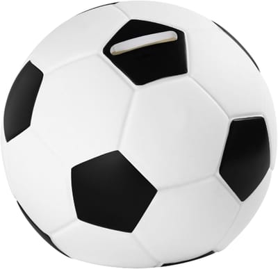 Voetbal Spaarpot | Unieke Decoratie voor Voetbalfans | 14 x 14 x 15 cm