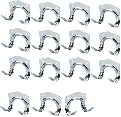 longziming -Set van 15 Robuuste Multi-Tool Haken voor Opberging in Huis en Garage, Antislip Dubbele Haakjes voor Opslag in Opslagruimtes, Garages, Tuinhuisjes, Tuingereedschap