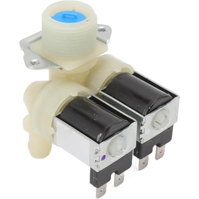 Wasmachine Waterklep Dubbele Koppen Magnetische Inlaatklep voor Samsung Cilinder Wasmachine beige