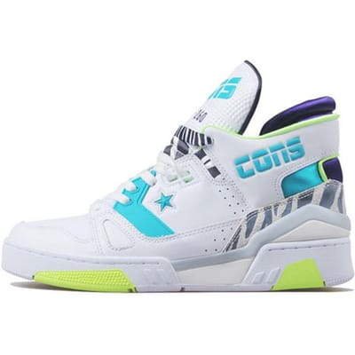 ERX-260 Just x ERX-260 Converse Mid 'Animal - Blanc Turquoise' 163783C 41 black