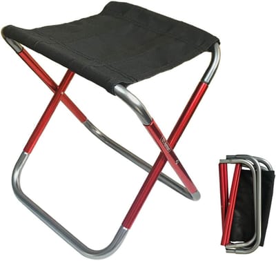 SnelShoppen - Opvouwbare Campingkruk Mini-Stoel Draagbare Lichtgewicht Stoel voor Vissen Kamperen Reizen Wandelen Strand Barbecue - Compact en Handig