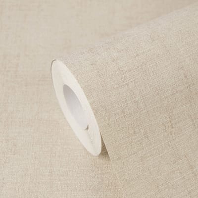 LICHT GLANZEND GEMÊLEERD BEHANG | Textiellook - Beige Roze - A.S. Création Cuba II