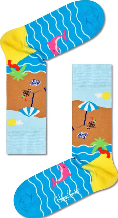 Happy Socks - 2-Pack Wish You Were Here Socks Gift Set - Unisex - Sokken