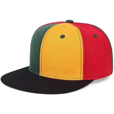 Nieuwe Kleurblok Baseballpet Straatmode Hiphop Skateboarding Pet Dagelijkse Decoratie Zonneklep Platte Rand Pet yellow