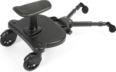 Kinderwagen Plank - Met Zitje - Comfortabel Reizen - Universeel Verstelbaar - Tot 25 kg - Zwart