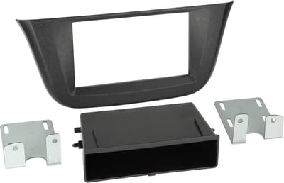2-DIN Paneel geschikt voor Iveco Daily 2014-2024 - Kleur: zwart