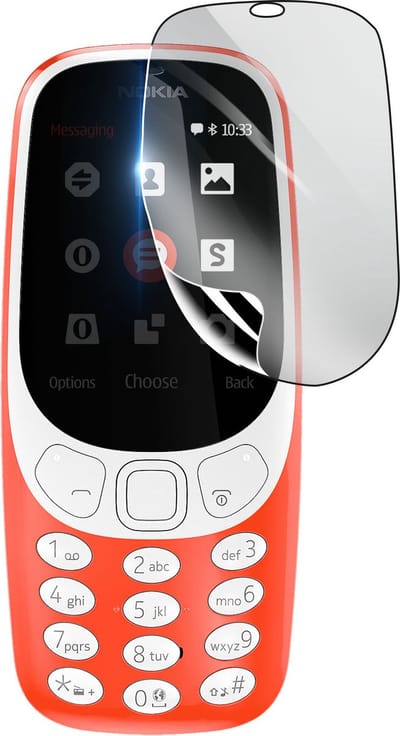 3mk, Geschikt voor Nokia 3310 2017, Schokbestendige Hydrogel Screenprotector, Transparant