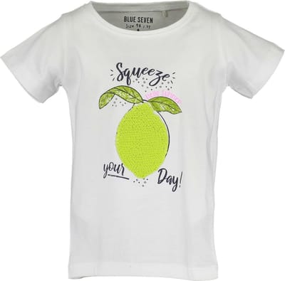 Blue Seven - T Shirt meisjes - Citroen - Maat 98