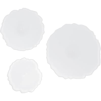 3-laags taartstandaard hars dienblad mallen DIY handwerk rond siliconen 3-laags dienblad mallen snackrek gemakkelijk white