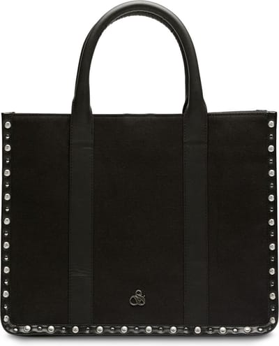 SCOTCH & SODA Schoudertas Canvas Shopper Evening Black Zwart