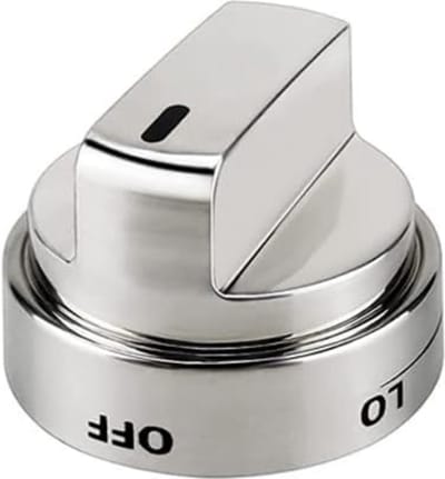 Fornuis Knop - Kookplaat Bediening - Oven Reparatie - Hittebestendig PBT Materiaal - 5.3x5.9cm - Zilver