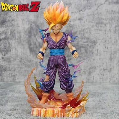 24cm Dragon Ball Z Anime Figuur Son Gohan Actiefiguur Super Saiyan 2 Cell Game Kinderspeelgoed Son Goku Leuk Cadeau brown