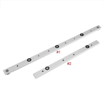 Dailygoods- Mitre Rod - Aluminium Legering - Verstelbare Schuifstangen - Precisie Miter Systeem - Houtbewerkingsgereedschap - Schokbestendig Ontwerp - Zaaggeleider