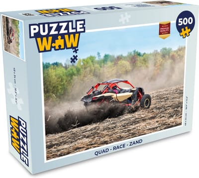 Puzzel Quad - Race - Zand - Legpuzzel - Puzzel 500 stukjes