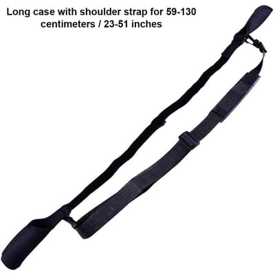 Hengelkoffer Draagbaar Opvouwbare Hengel Opbergtas Rekbare Vissen Spinhengel Reizen Long case with shoulder strap