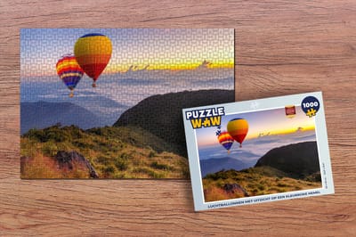 Puzzel Luchtballon - Berg - Thailand - Legpuzzel - Puzzel 1000 stukjes volwassenen