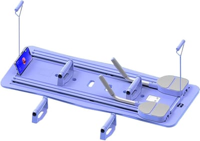 Pilates Plank - Fitnessapparaat Buikspier - Thuistraining - Multifunctioneel Design - 106 x 41 cm - Paars