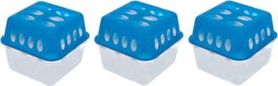 Benson Clean Vochtvanger/vochtopnemer - 3x stuks - 400 ml - 13 x 13 x 12 cm - inclusief navulling