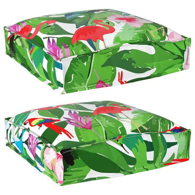 vidaXL Kussen 2 st Oxford Stof Multikleur 40 x 40 x 8 cm