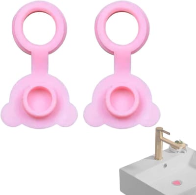Afvoerstopper Badkuip - Siliconen Stopper - Water Vasthouden - Schattig Berenvorm Ontwerp - 2 Stuks - Roze