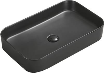Mexen Vena opbouw wasbak 71 x 37 cm, zwart mat - 22196085