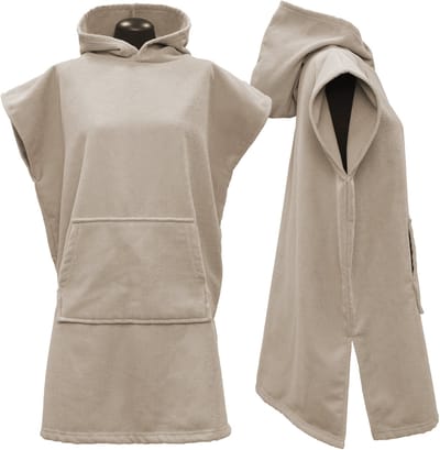BEACH PONCHO - 80x100 cm - Strand - Zomer - Sneldrogend - Stone