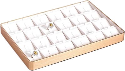 Sieradenhouder - Opbergbakje - Sieraden Presenteren - Gouden Afwerking - 1x1 cm - Goud