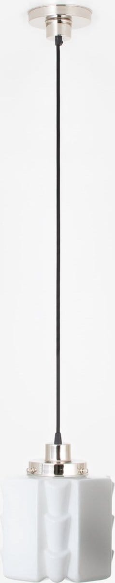 Hanglamp aan snoer Expressionisme 20's Nikkel - Art Deco Trade