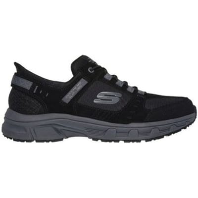 Skechers OAK CANYON - CONSISTENT WINNE Heren Wandelschoenen - Zwart / Charcoal