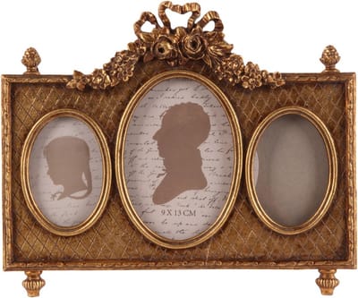 Baroque - Fotolijst - Fotolijst Collage 9x13 cm - Goud - Resin - Staand - 21x25x1 - Polyresin
