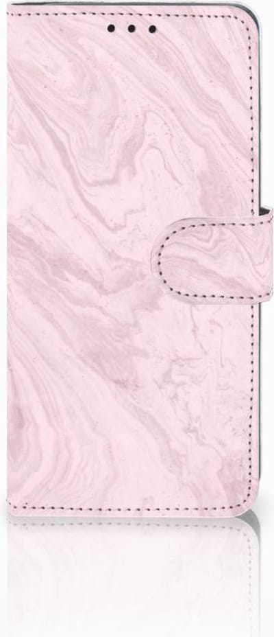 Huawei P30 Pro Bookcase Marble Pink - Origineel Cadeau Vriendin
