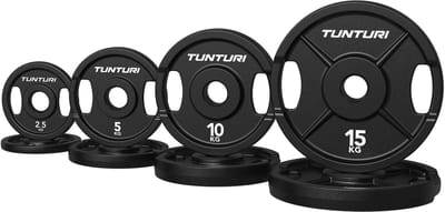 Tunturi Platinum Cast Iron Plate - Olympische halterschijven - 65kg - Set