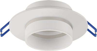 Spot Armatuur 10 Pack - GU10 Inbouwspot - Rond - Wit - Aluminium alloy cast, acrylic glass - Verdiept - Ø92mm