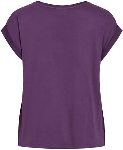 VILA - VIELLETTE S/S SATIN TOP - NOOS - Dames - Blouses