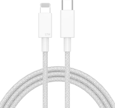 Oplader geschikt voor iPhone en iPad - datakabel adapter kabel - USB-C naar 8-pin - 1 meter - geschikt voor Lightning - Grijs - Provium