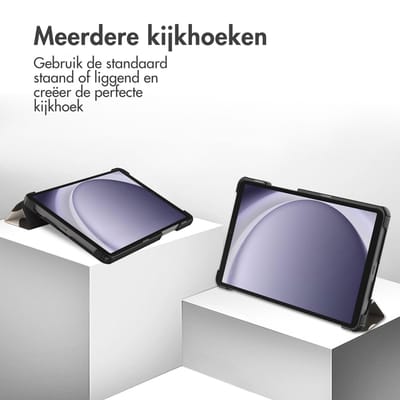 imoshion Tablet Hoes - Geschikt voor Samsung Galaxy Tab A11 / A9 8.7 inch - Design Trifold Bookcase