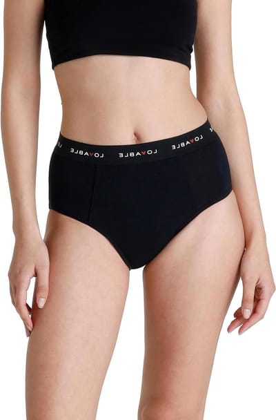 Menstruatieondergoed - Periode slip - Veilig en droog - Hoge taille - 4-laags technologie - Zwart